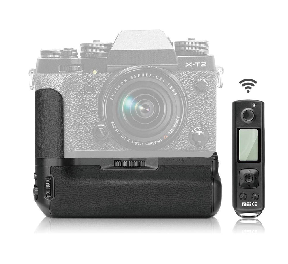 Meike Batteriegriff MK-XT2 Pro mit Funk-Timer-Fernauslöser für Fujifilm X-T2 ersetzt VG-XT2