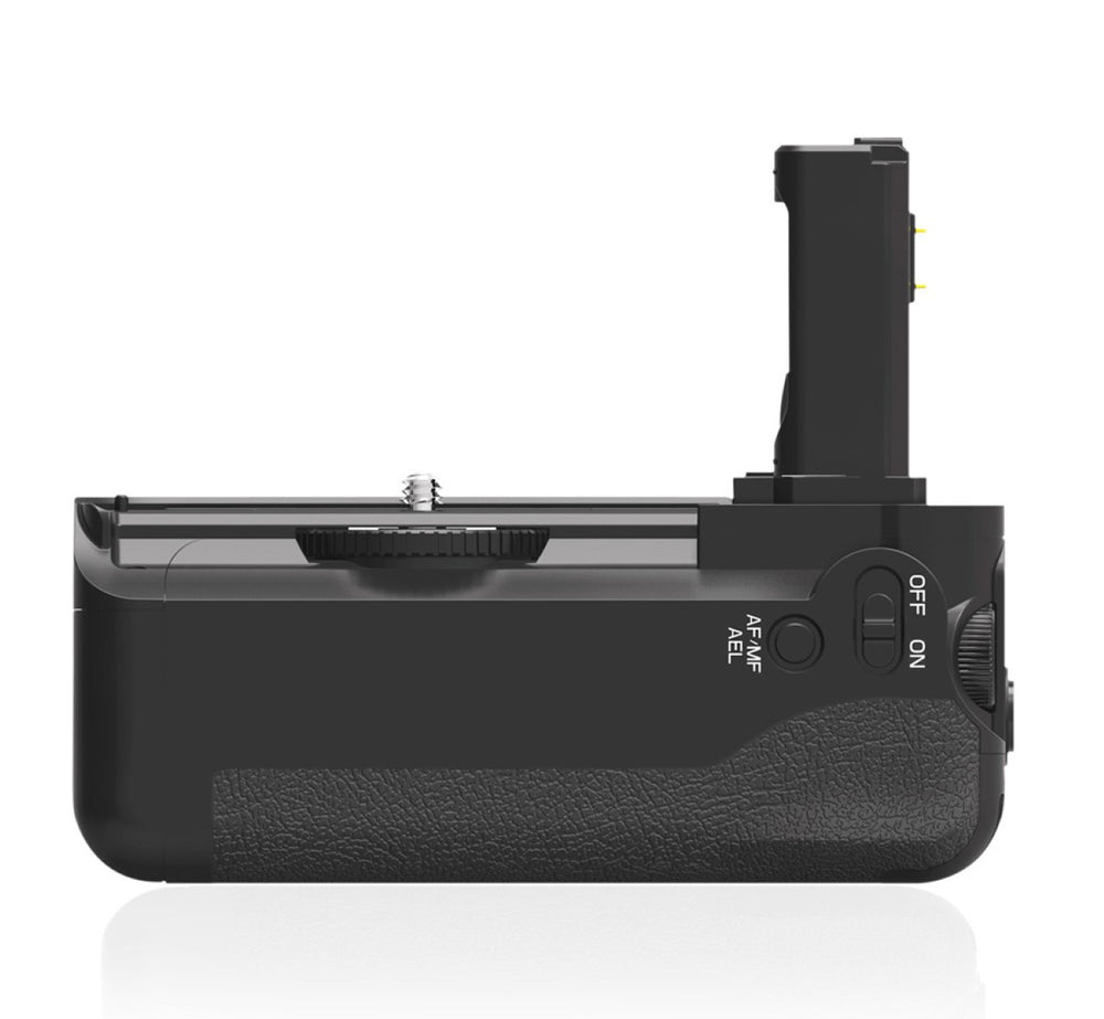 Meike Batteriegriff Set für Sony Alpha a7 a7R a7S wie VG-C1EM + 2x ayex NP-FW50 Akku + USB Dual Ladegerät MK-A7