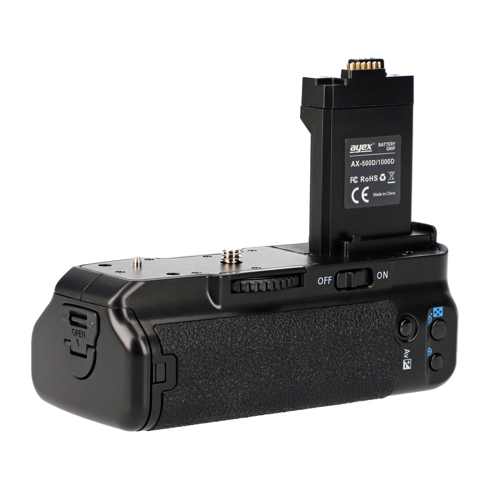 Batteriegriff für Canon EOS 1000D 500D 450D wie BG-E5 Optimal für Hochformat