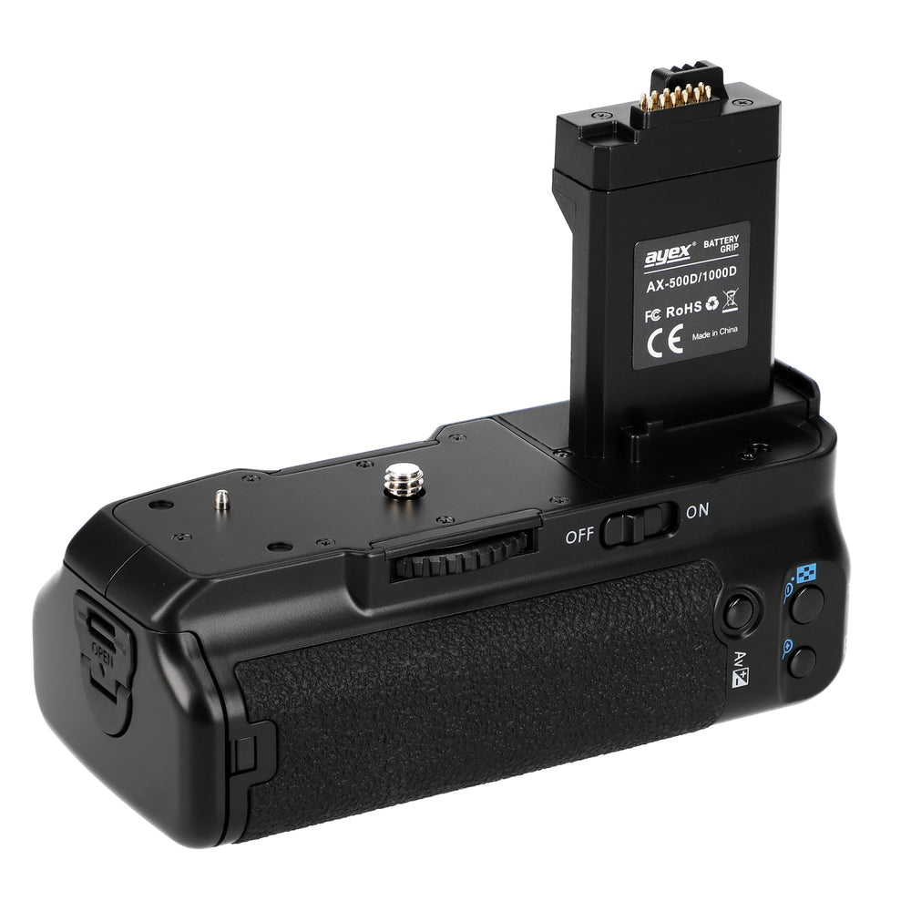 Batteriegriff für Canon EOS 1000D 500D 450D wie BG-E5 Optimal für Hochformat