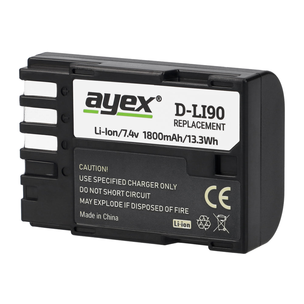 D-Li90 Akku für zB Pentax 645D K-7 K-5 IIs K-3 II K-1 II K-01 Leistungsstark & zuverlässig