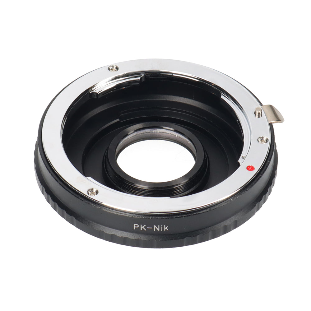 Objektivadapter Pentax PK an Nikon + Korrektur Linse