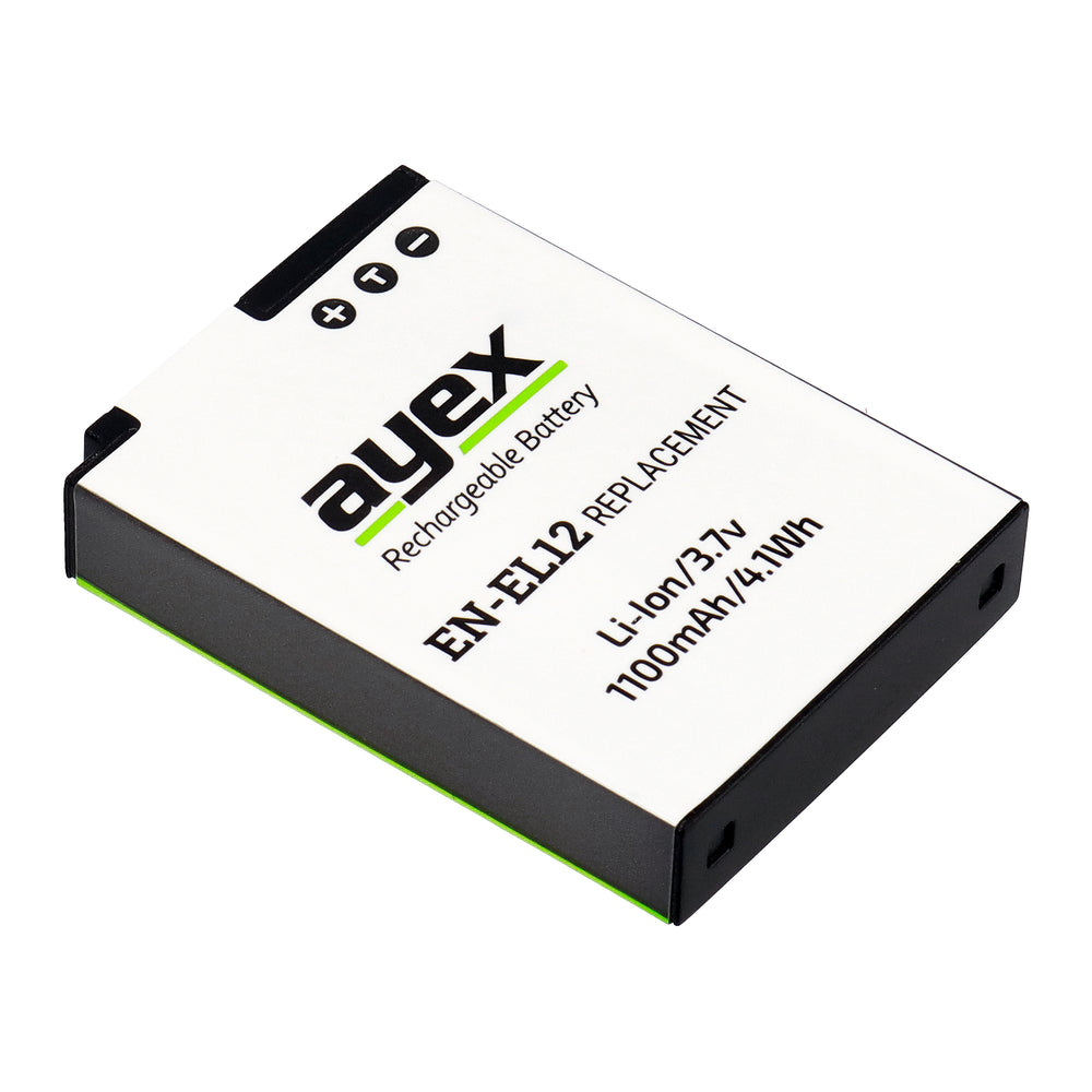EN-EL12 Akku 2 Stück für Nikon z.B. Coolpix S610c