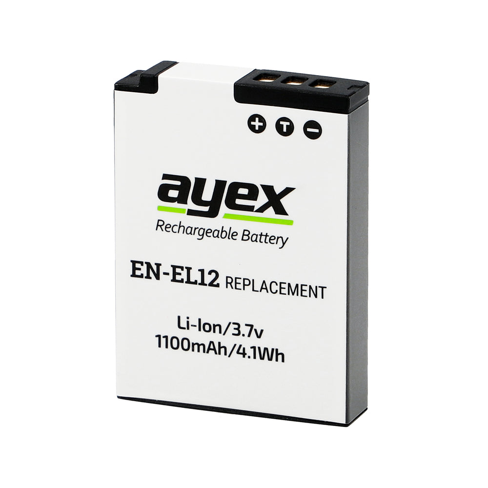 EN-EL12 Akku 2 Stück für Nikon z.B. Coolpix S610c