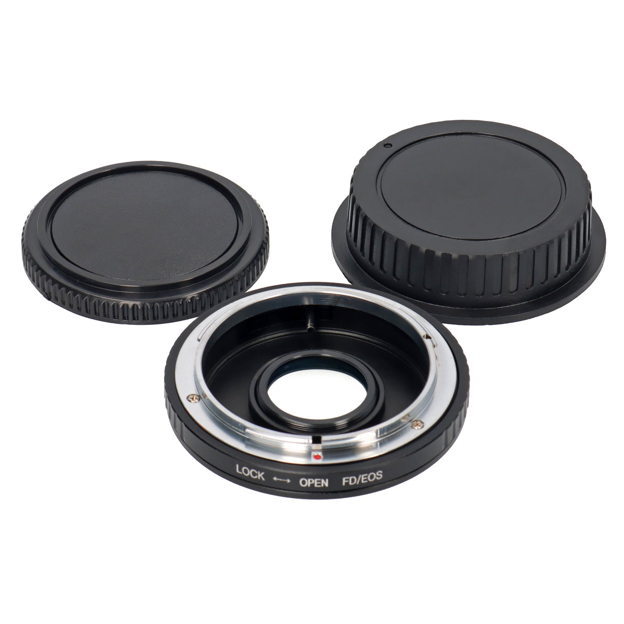 Objektivadapter Canon FD Objektiv an Canon EOS + Korrektur-Linse