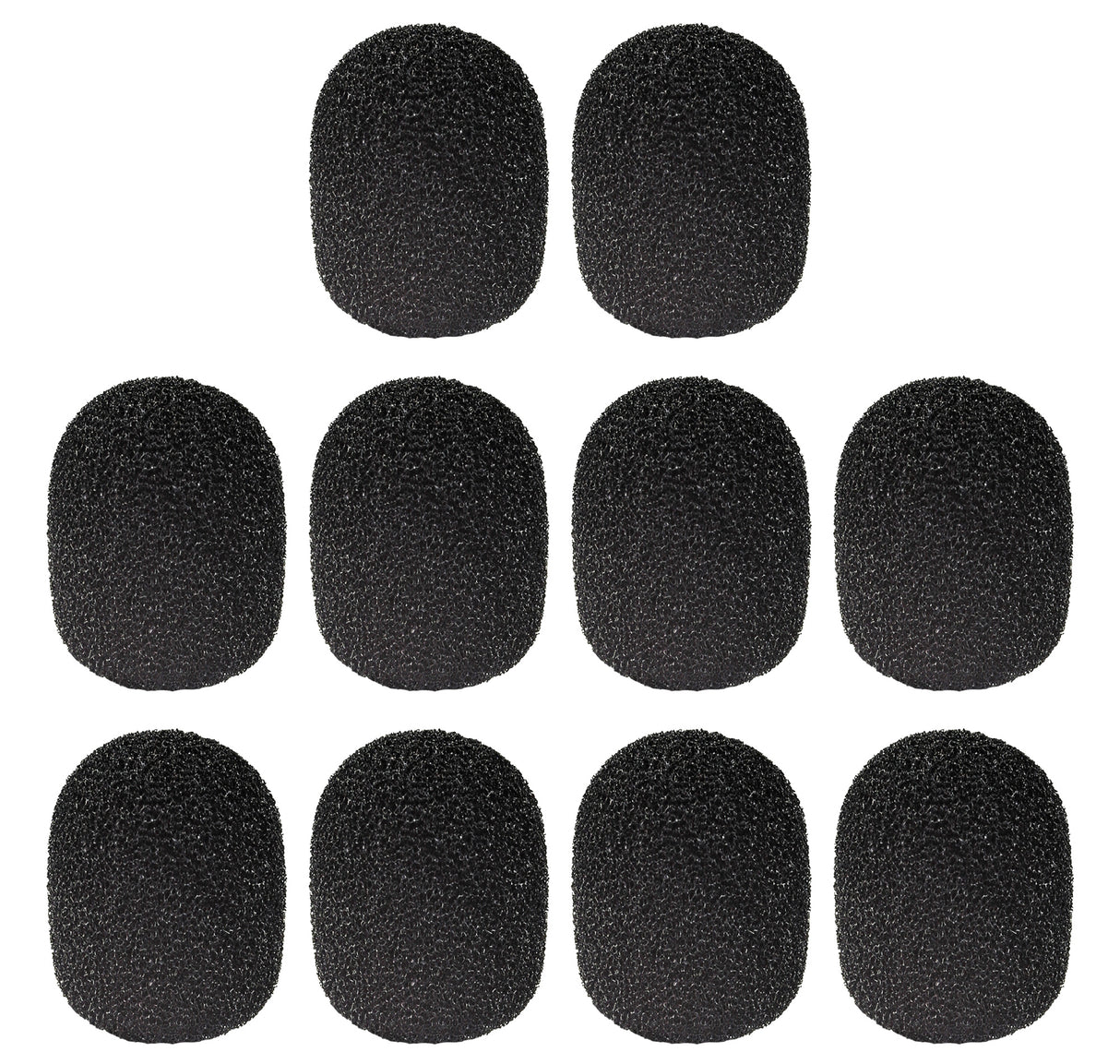 Mikrofon Schaumstoff Schutz für z.B. Lavalier-Mikrofone 10er Pack