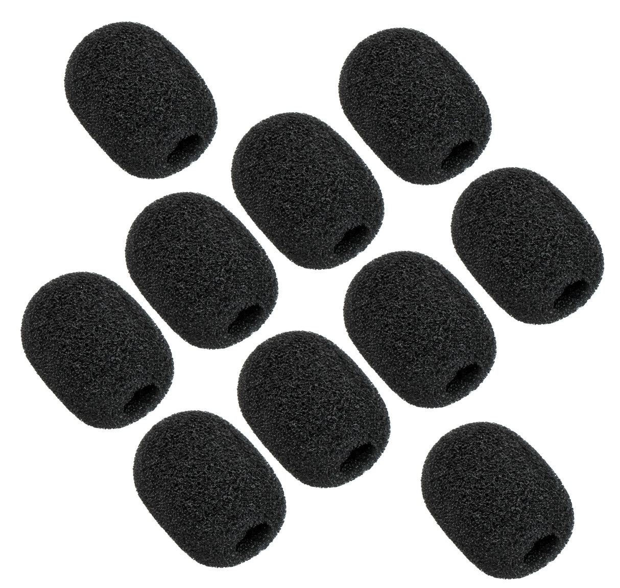 Mikrofon Schaumstoff Schutz für z.B. Lavalier-Mikrofone 10er Pack