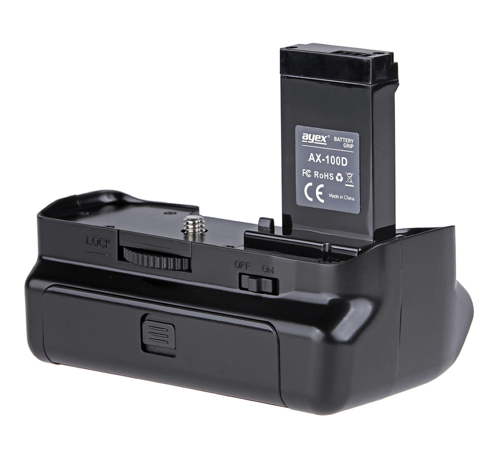 Batteriegriff für Canon EOS 100D/SL1 mit IR-Fernauslöser Ersatz für BG-100DH