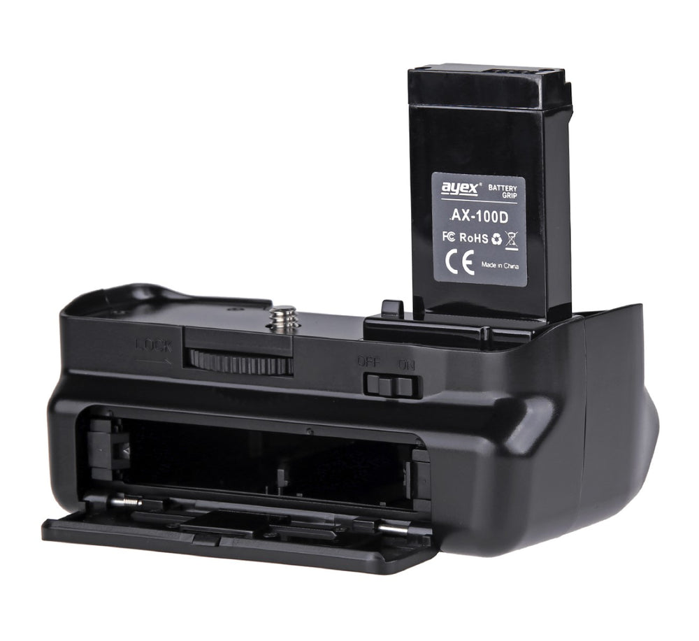 Batteriegriff für Canon EOS 100D/SL1 mit IR-Fernauslöser Ersatz für BG-100DH