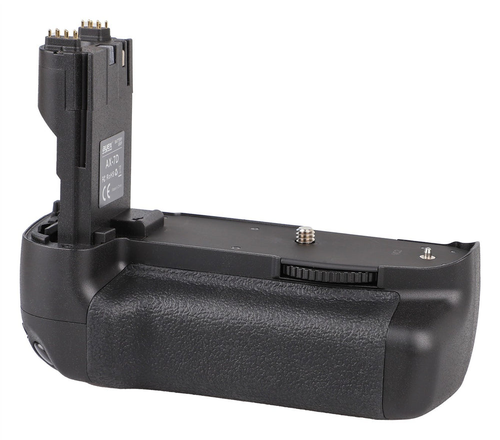 Batteriegriff für Canon EOS 7D ersetzt BG-E7 mit Hochformatauslöser & vielen Funktionen