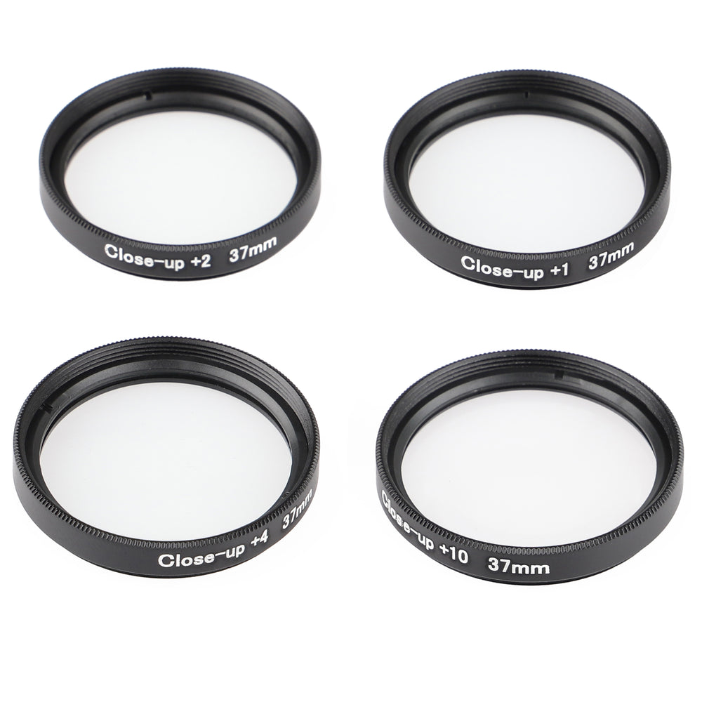 ayex Close up Makro Linsen Set 37mm - 4 teilig (+1, +2, +4, +10)
