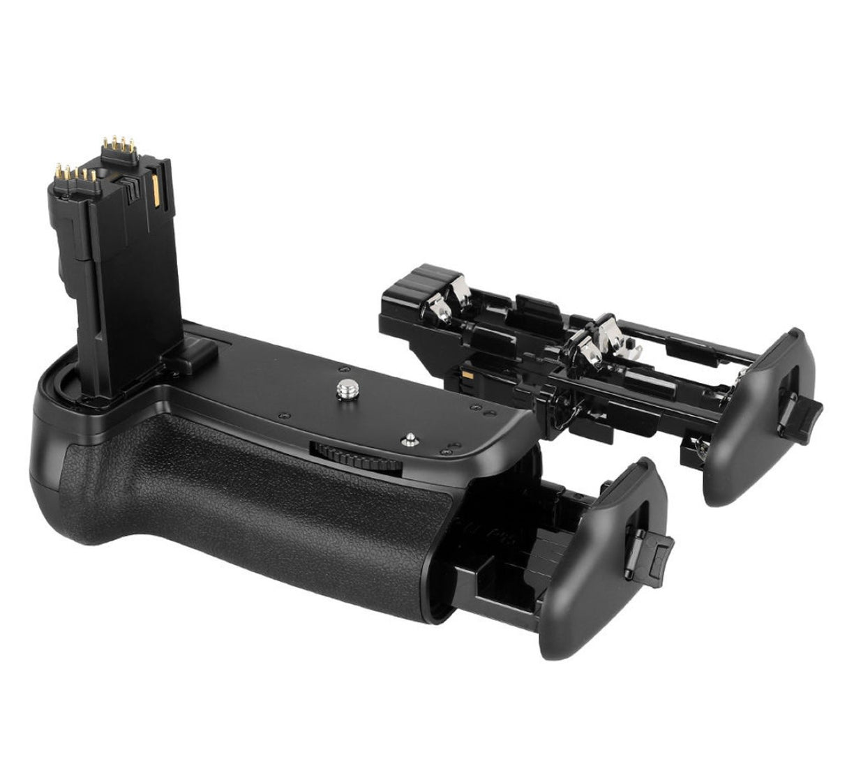 Batteriegriff Set für Canon EOS 90D 80D 70D + 2x LP-E6N Akku + 1x USB Dual Ladegerät wie BG-E14