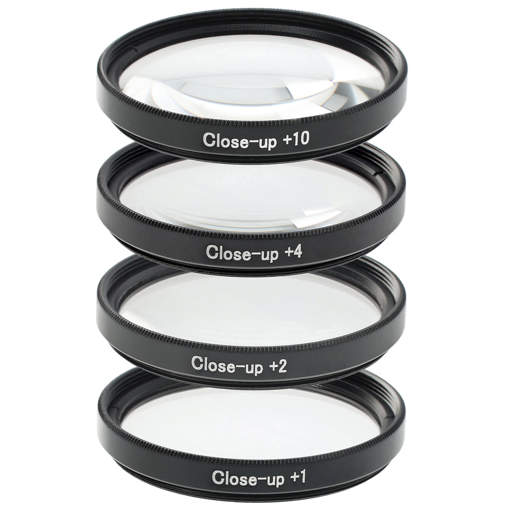ayex Close up Makro Linsen Set 43mm - 4 teilig (+1, +2, +4, +10)