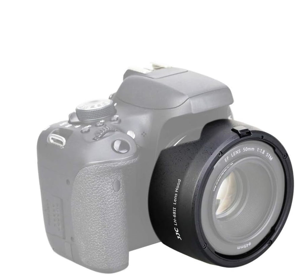 Gegenlichtblende für Canon EF 50mm f/1.8 STM Tulpenform ersetzt ES-68II