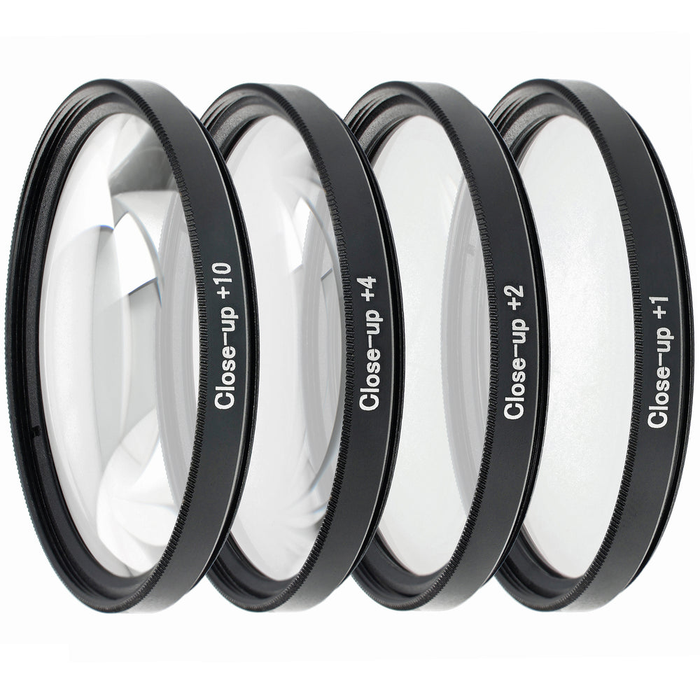 ayex Close up Makro Linsen Set 55mm - 4 teilig (+1, +2 +4, +10)
