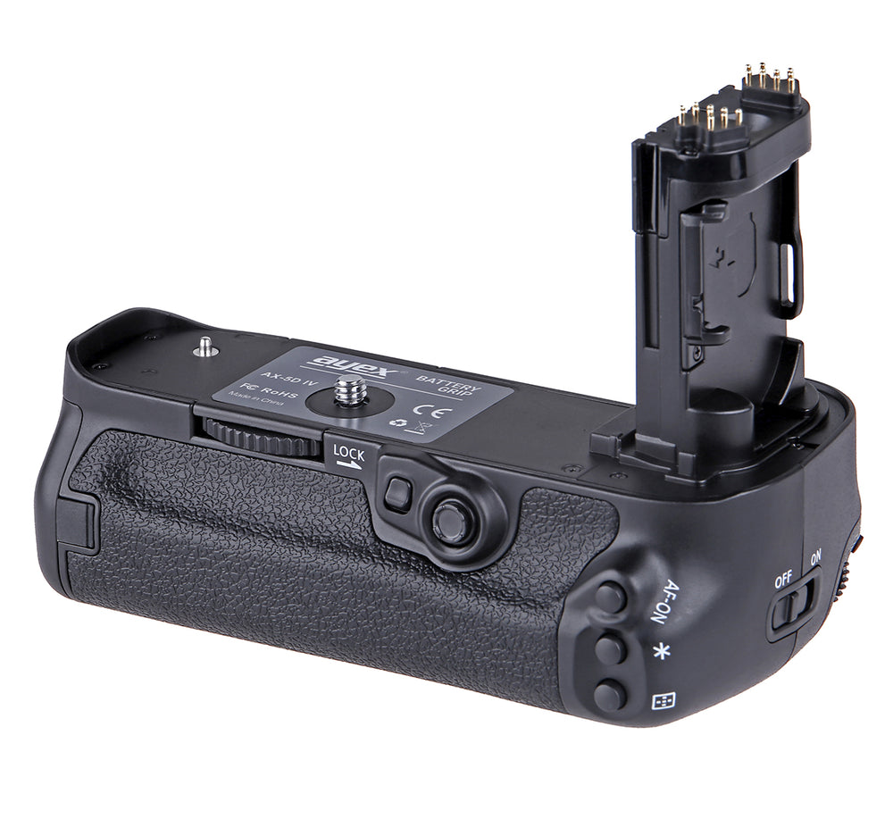 Batteriegriff Set für Canon EOS 5D Mark IV + 2x LP-E6N Akku + 1x USB Dual Ladegerät wie BG-E20
