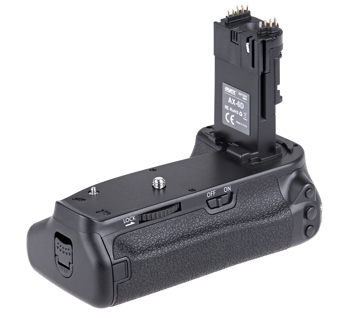 Batteriegriff Set für Canon EOS 6D + 2x LP-E6N Akku + 1x USB Dual Ladegerät wie BG-E13