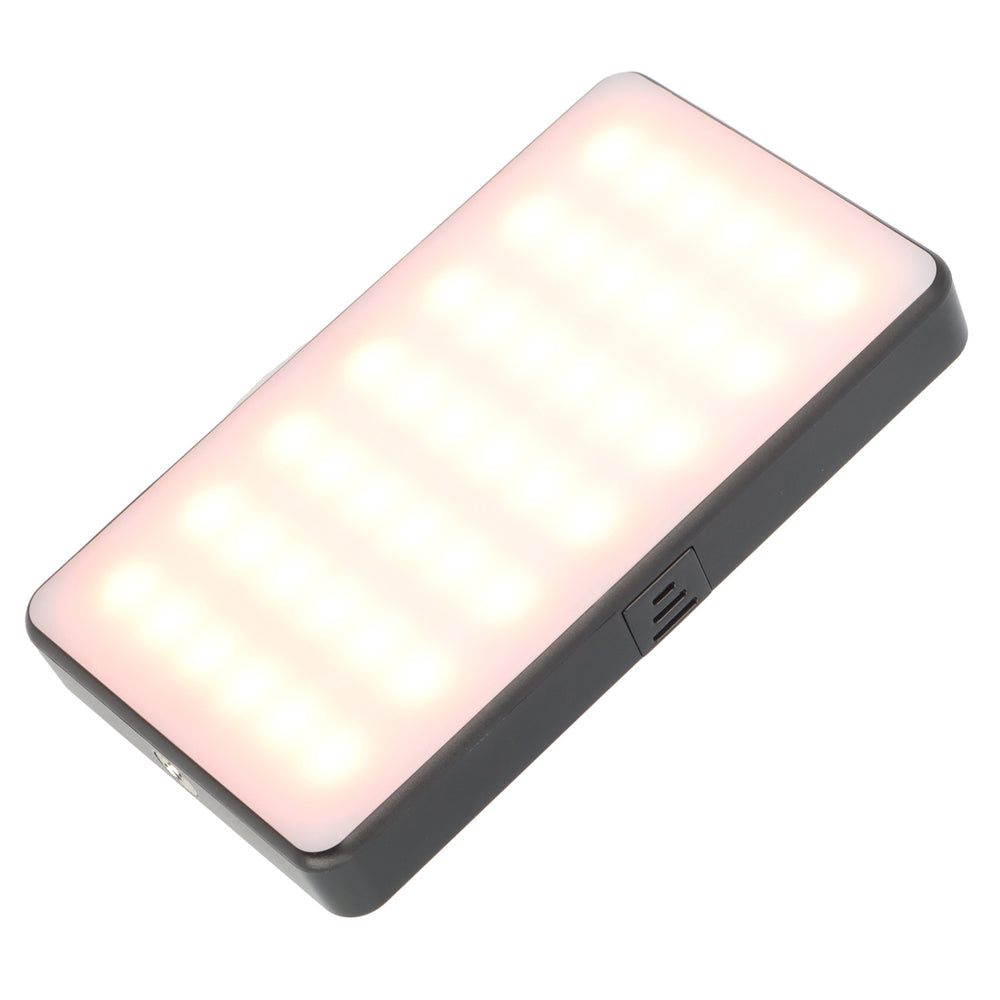 Vielseitige RGB LED Videoleuchte mit 20 Lichteffekten LCD-Display & integriertem Akku