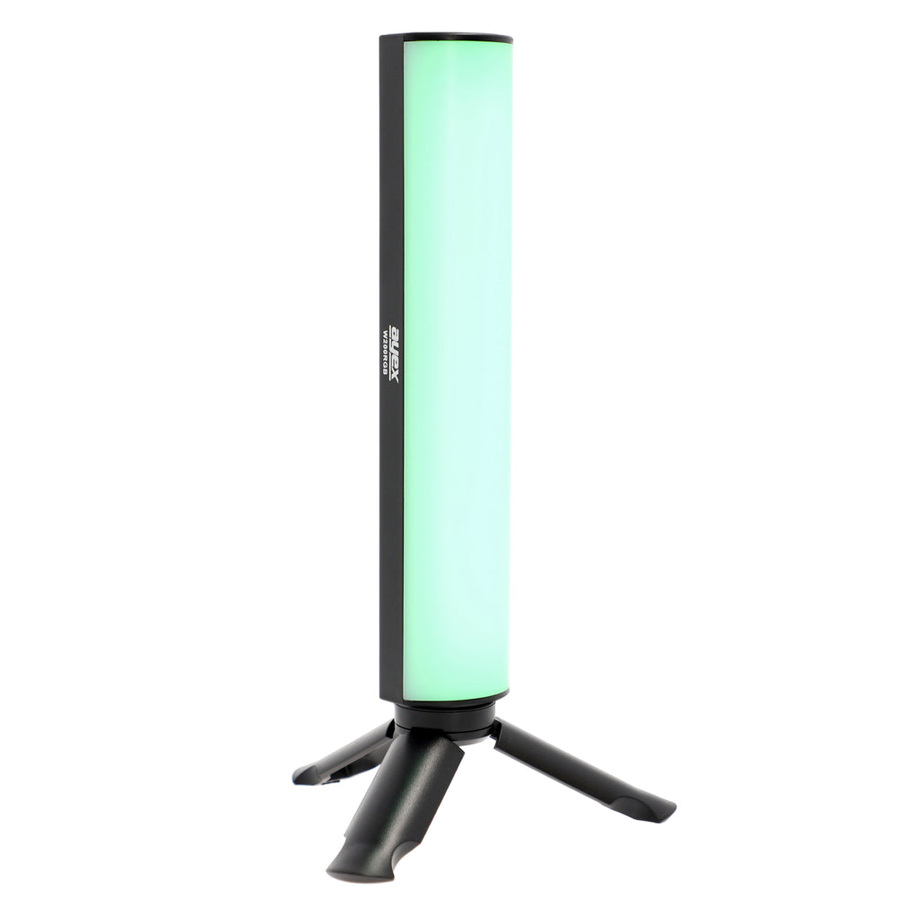 RGB LED Videolichtstab rundförmig mit 184 universellen Lichtperlen 3000mAh Akku ladbar über USB-C