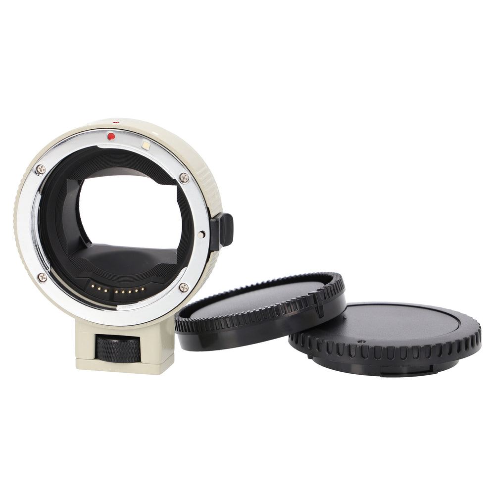 Objektivadapter AF Autofokus Canon EF/EF-S-Objektiv auf Sony E-Mount-Kamera EF-NEX II Weiß
