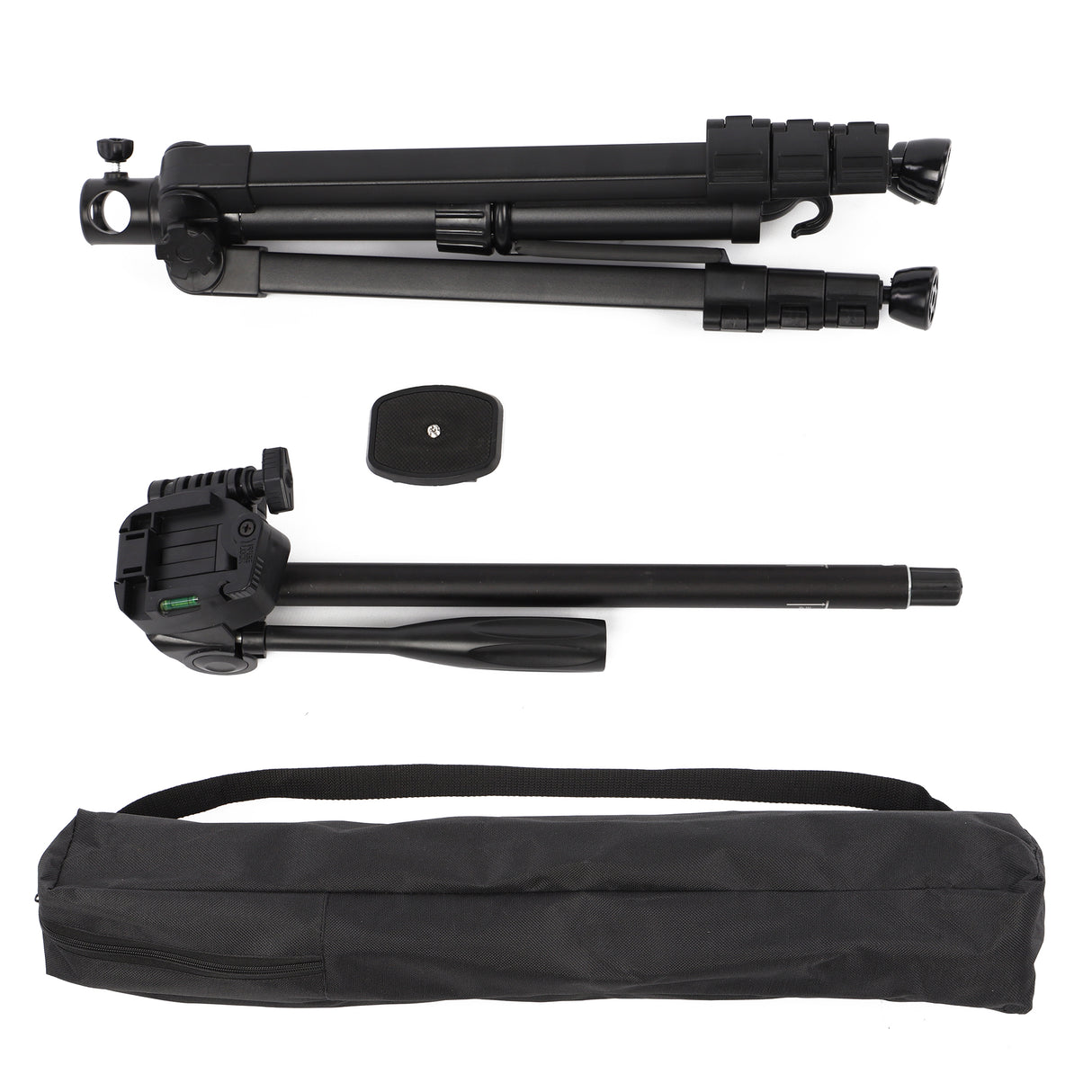 Fotostativ mit schwenkbarer 90°-Mittelsäule für kreative Perspektiven