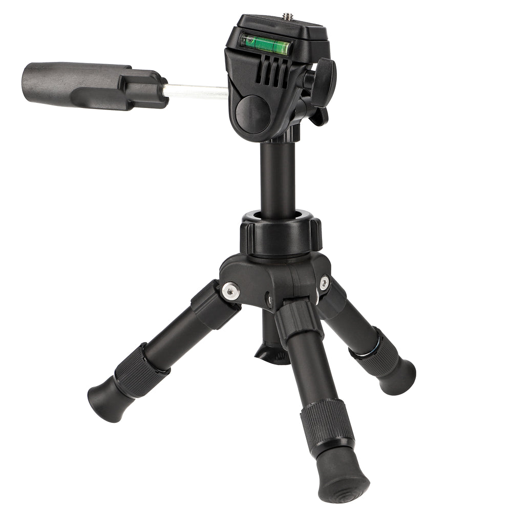 ayex Leichtes Robustes Kamera Stativ mit 3-Wege-Kopf Schnellwechselplatte & Wasserwaage Aluminium