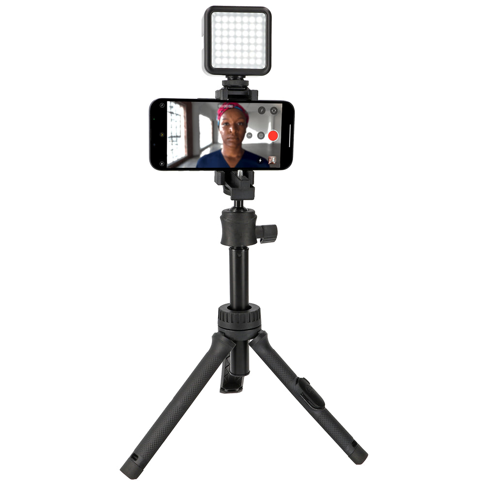 ayex Mini-Stativ & Selfie-Stick Bluetooth Auslöser tragfähig und kompakt
