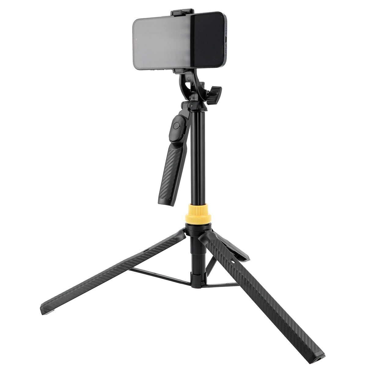 Selfie-Stick-Stativ mit Bluetooth-Fernbedienung & Handyhalterung – ausziehbar bis 170 cm