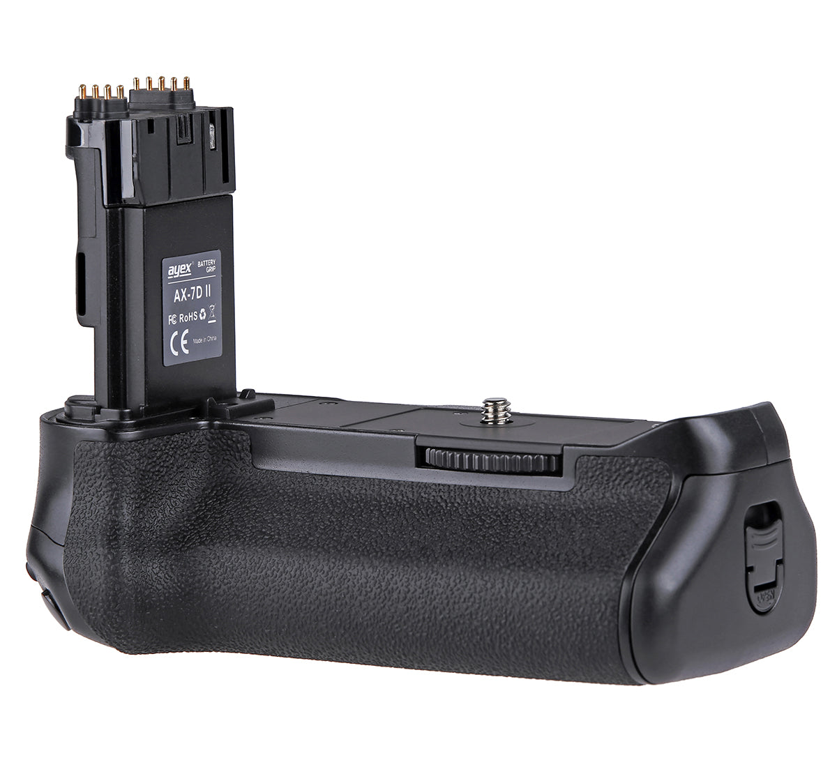 Batteriegriff Set für Canon EOS 7D Mark II wie BG-E16 + 2x LP-E6N Akku + 1x USB Dual Ladegerät