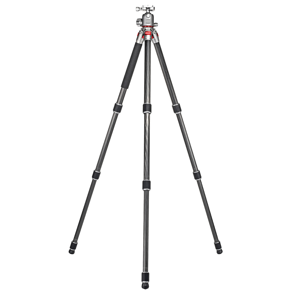 JUSINO Leichtes Karbon Fotostativ mit Kugelkopf Stativ bis 130cm 15kg AF-284C FGS-36