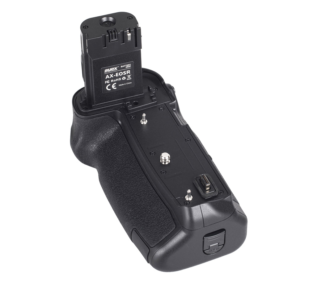 ayex Batteriegriff für Canon EOS R Ra wie BG-E22 B-WARE Handgriff mit Ladefunktion Inkl. USB-C Netzteil