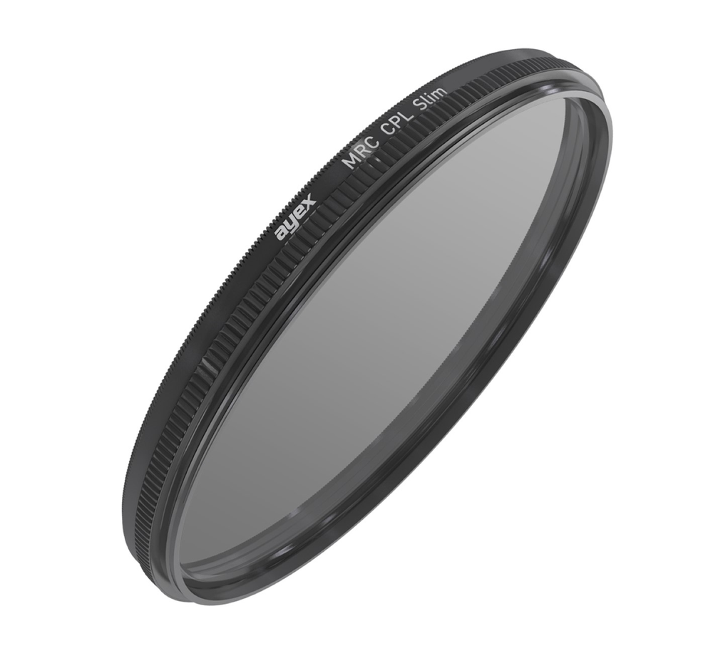 ayex 16-fach vergüteter Slim Polfilter (CPL) 46mm