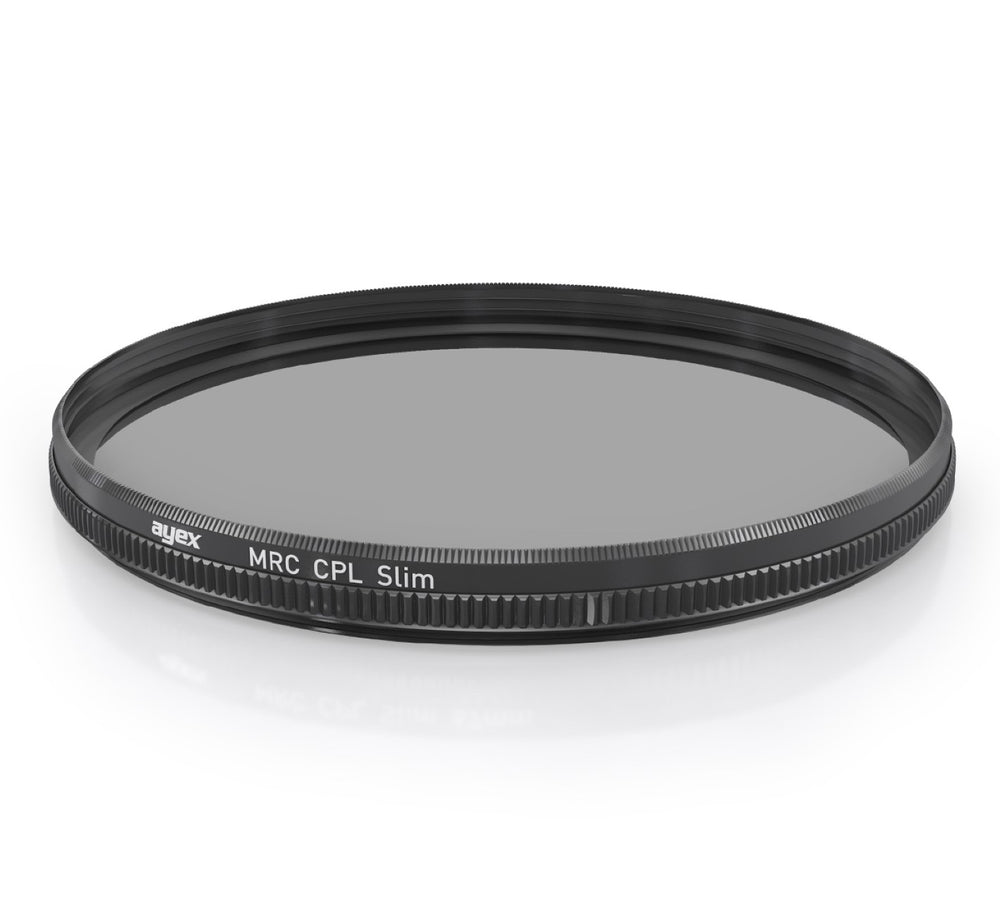 ayex 16-fach vergüteter Slim Polfilter (CPL) 62mm