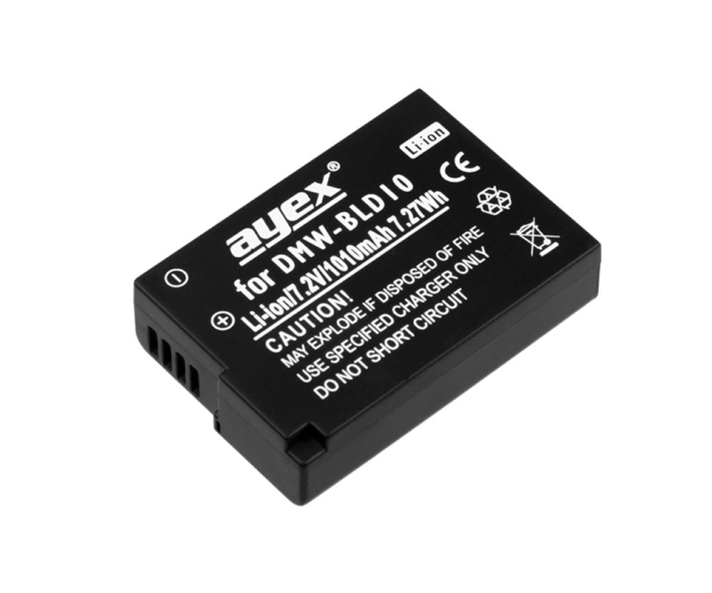 DMW-BLD10 Akku für Panasonic zB. DMC-GF2 & DMC-GF2KEG-K Leistungsstark zuverlässig