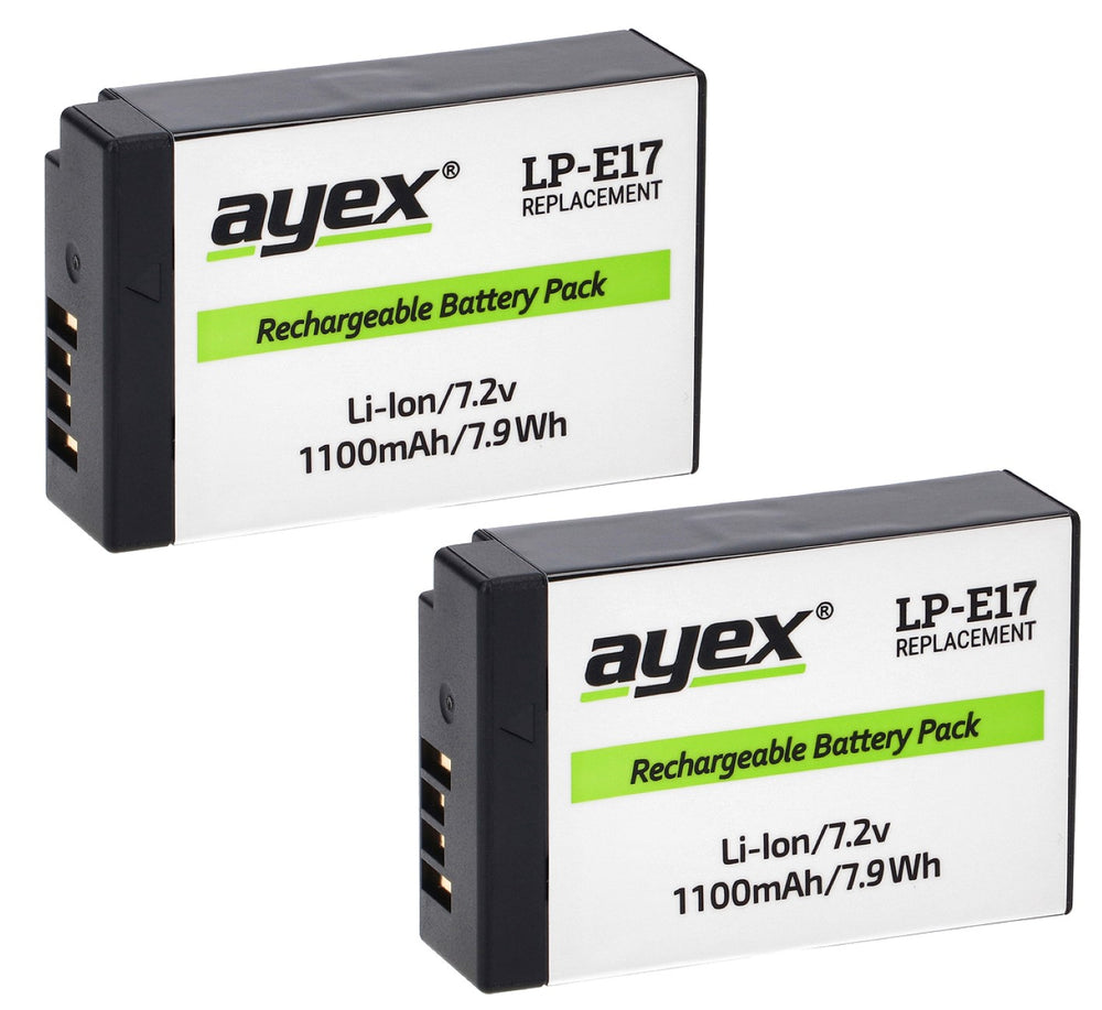 Batteriegriff Set für Canon EOS 760D 750D IX8 T6S T6I + 2x LP-E17 Akku + 1x USB Dual Ladegerät wie BG-E18