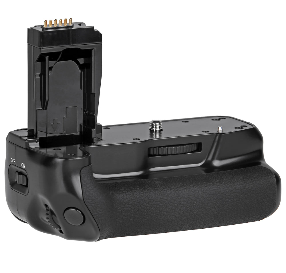 Batteriegriff Set für Canon EOS 760D 750D IX8 T6S T6I + 2x LP-E17 Akku + 1x USB Dual Ladegerät wie BG-E18