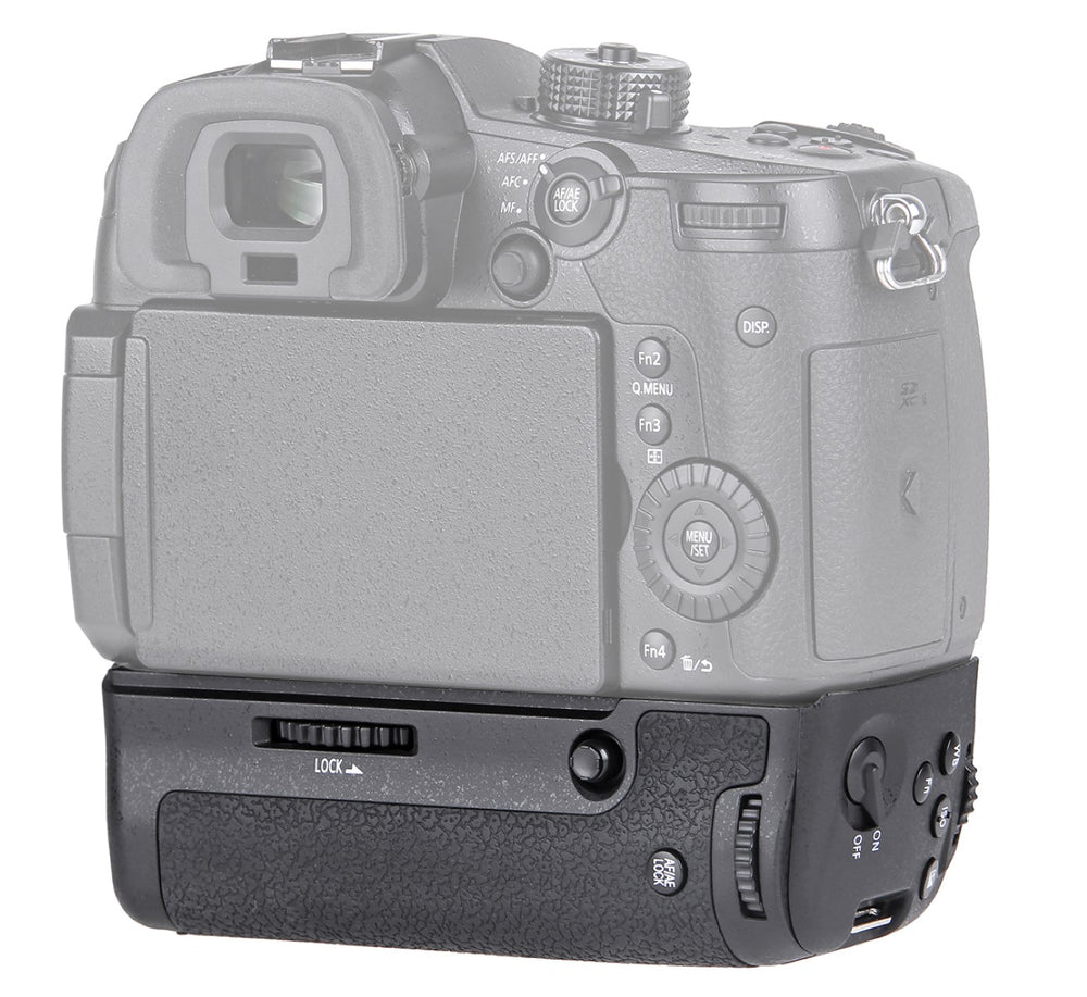 Batteriegriff für Panasonic Lumix DC-GH5 Ersatz für DMW-BGGH5 Optimal für Hochformat