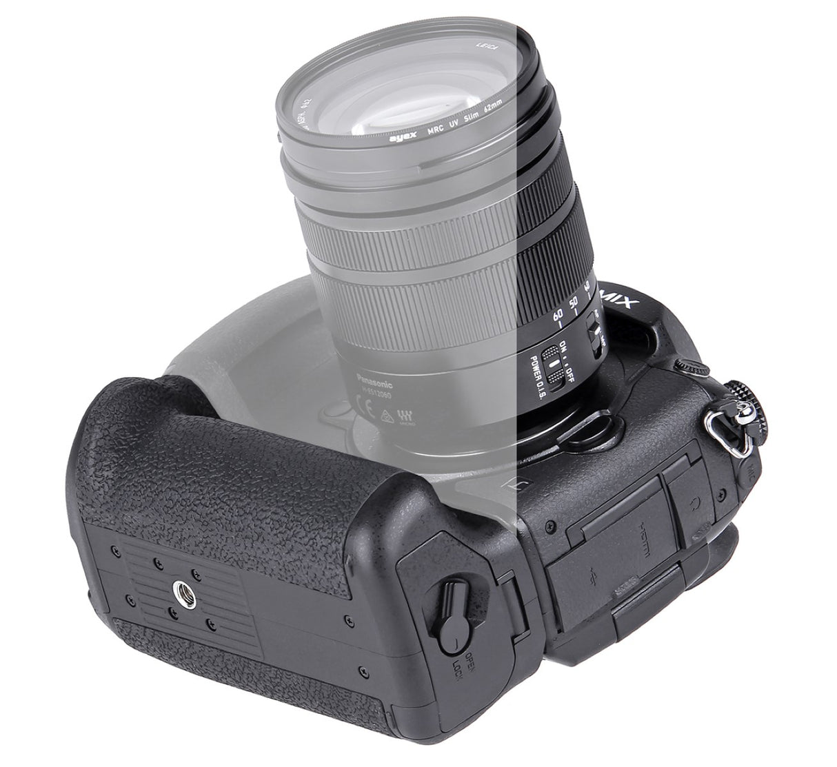 Batteriegriff für Panasonic Lumix DC-GH5 Ersatz für DMW-BGGH5 Optimal für Hochformat