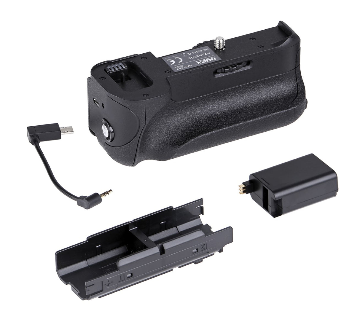 Batteriegriff für Sony Alpha A6500 ersetzt VG-A6500 Akkugriff Optimal für Hochformat