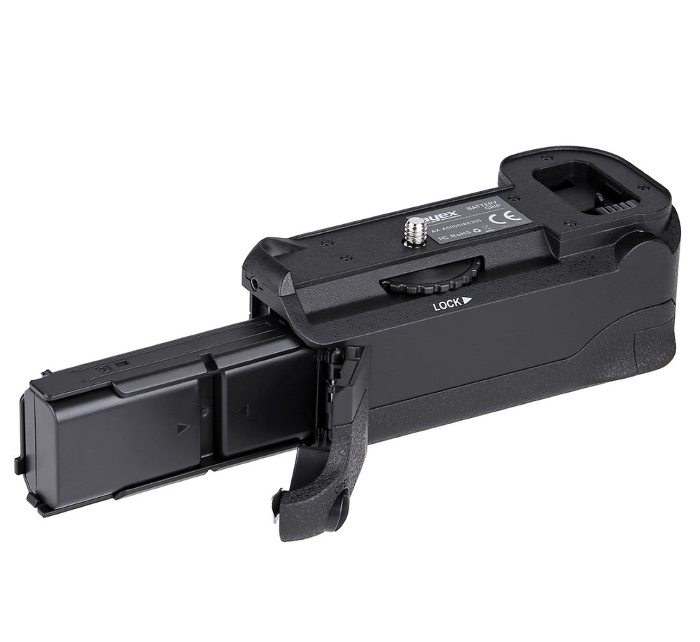 Batteriegriff für Sony Alpha A6000 A6300 ersetzt VG-A6300 Akkugriff Optimal für Hochformat