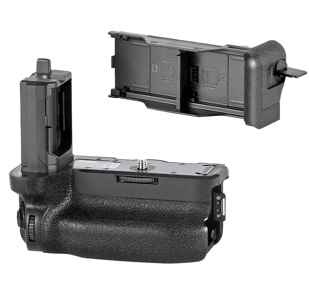 Batteriegriff für Sony Alpha 1 A7RIV A7SIII A7IV A9II ersetzt VG-C4EM Optimal für Hochformat
