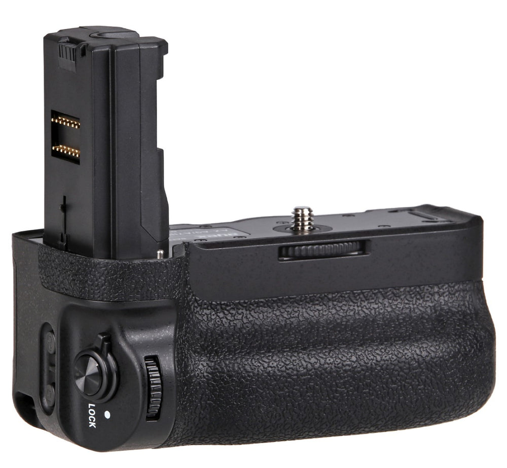 Batteriegriff Set für Sony Alpha A9 A7R III A7 III + 2x NP-FZ100 Akku + 1x USB Dual Ladegerät