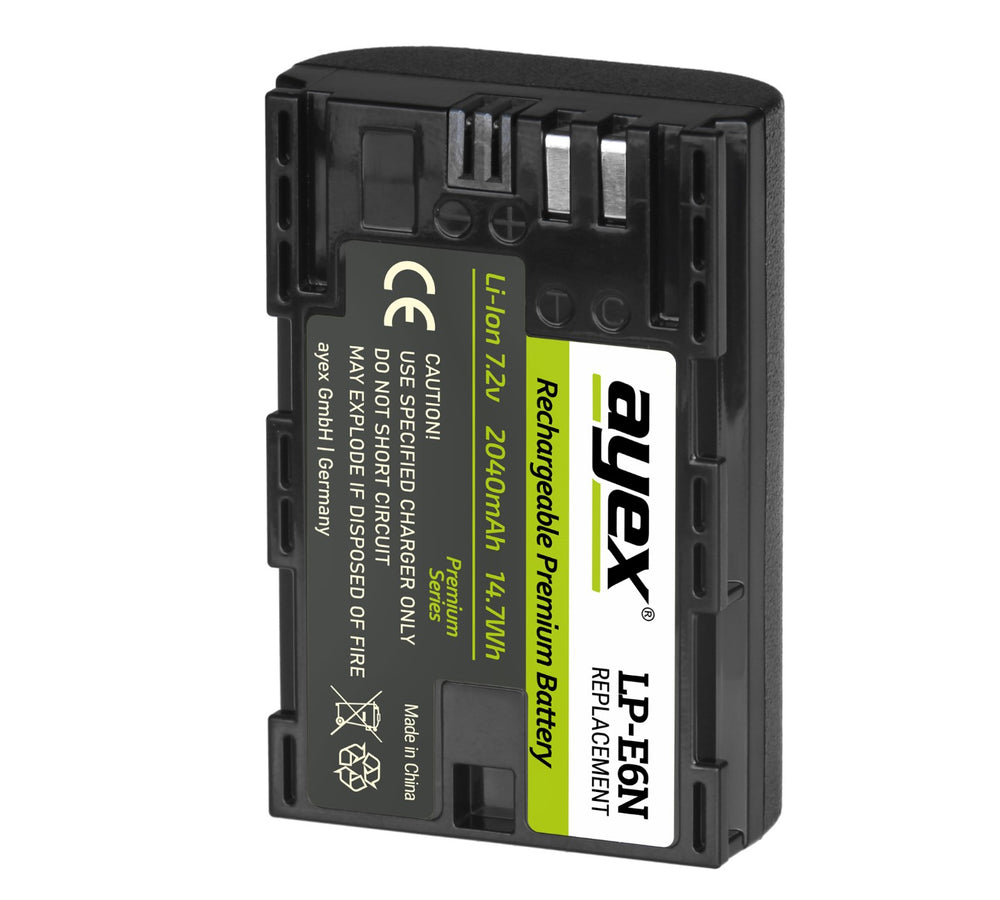 Batteriegriff Set für Canon EOS 90D 80D 70D + 2x LP-E6N Akku wie BG-E14