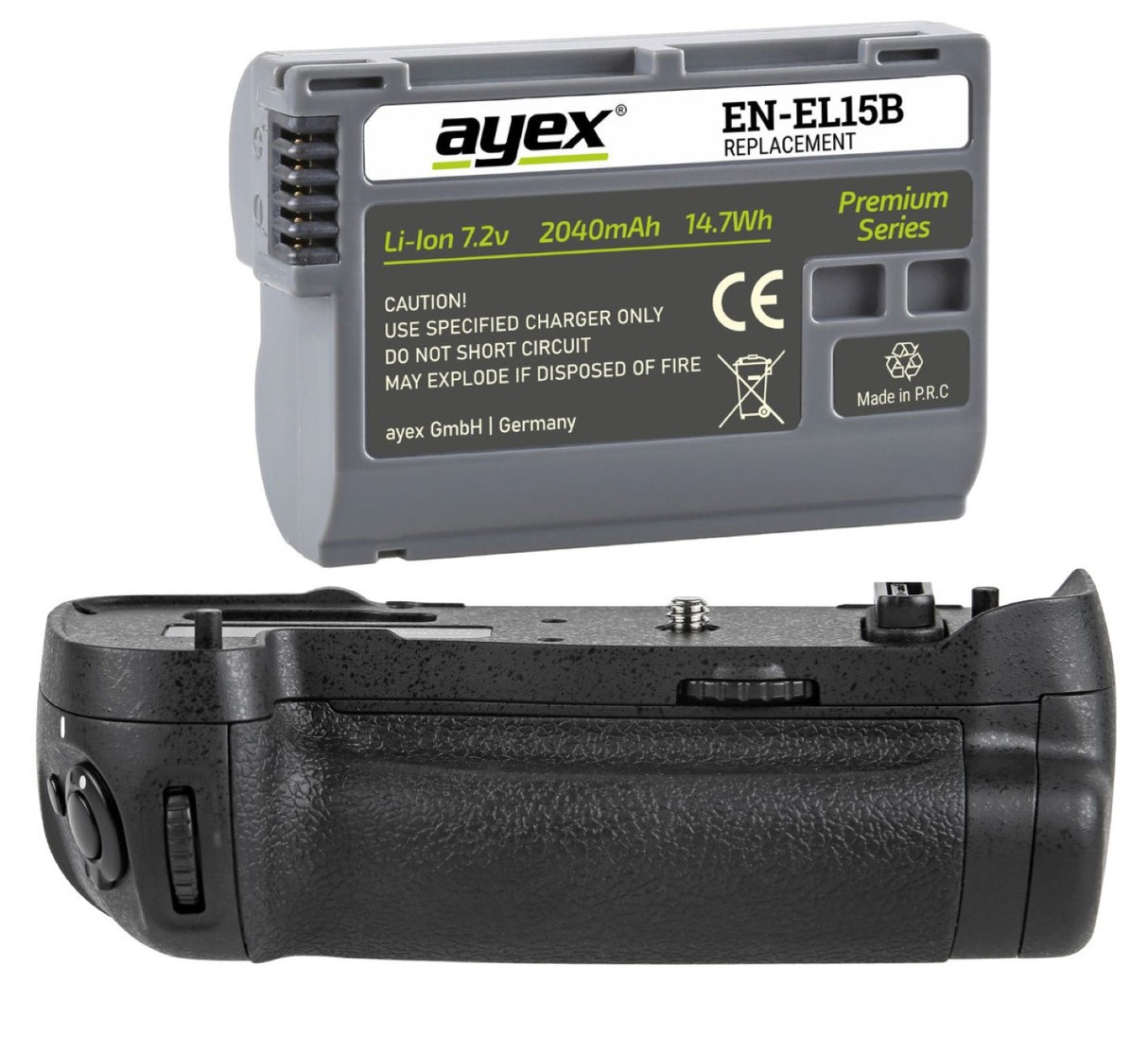 Batteriegriff Set für Nikon D500 wie MB-D17 + 1x EN-EL15B Akku