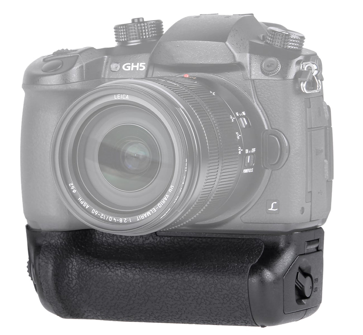 Batteriegriff Set für Panasonic Lumix GH5 + 2x BLF19E Akku + USB Dual Ladegerät