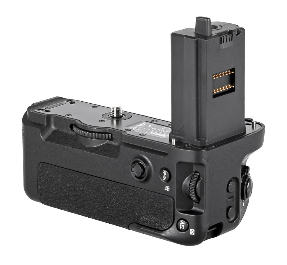 Batteriegriff Set für Sony Alpha 1 a7RIV a7SIII a7IV a9II + 2x NP-FZ100 Akku + 1x USB Dual-Ladegerät wie VG-C4EM