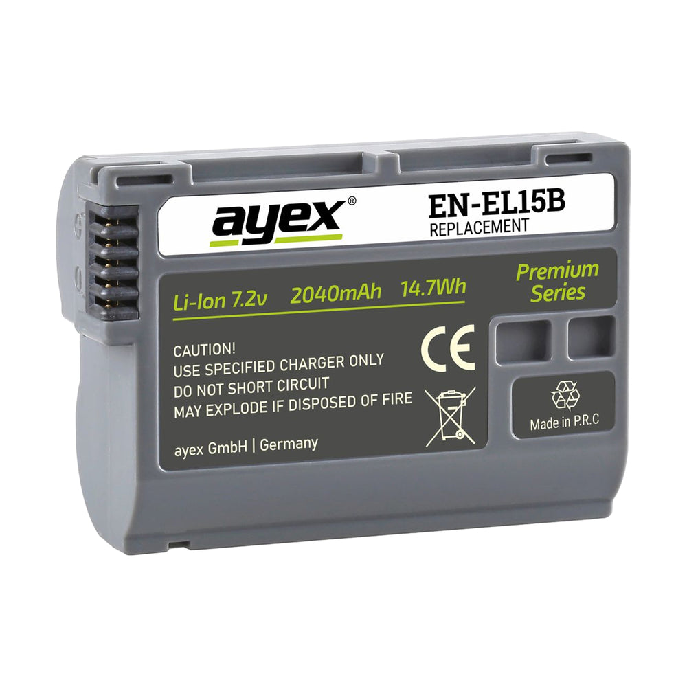 Batteriegriff Set für Nikon Z6II Z7II ersetzt MB-N11 + 2x EN-EL15B Akku