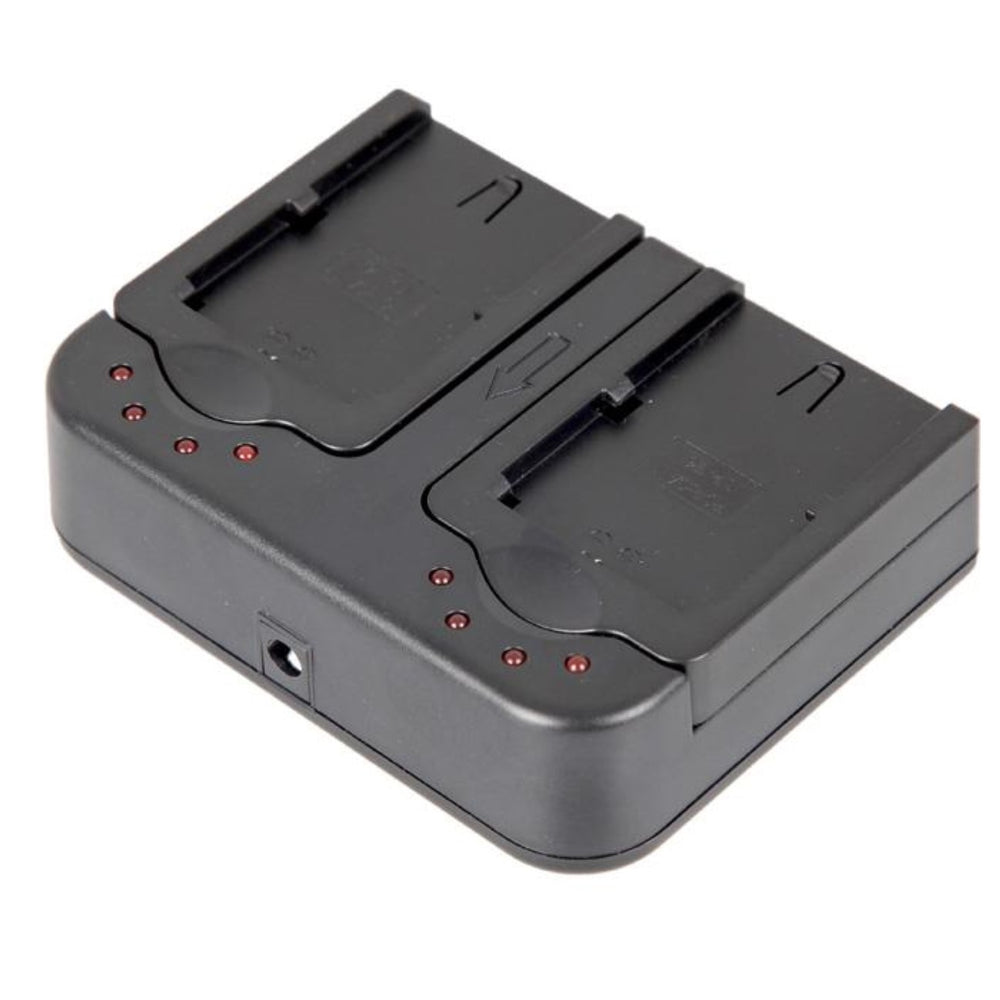 ayex Doppel-Ladegerät Twin Charger mit 2 Ladeschalen für Nikon EN-EL15 Akkus