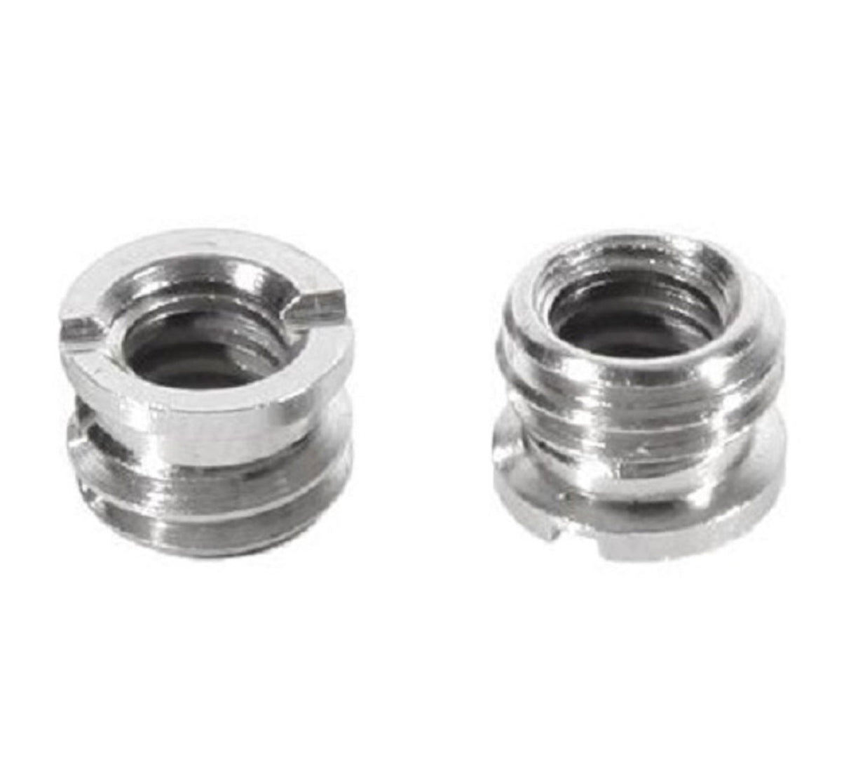 Gewindeadapter 2 Stück wandelt 1/4" Gewinde zu 3/8" Gewinde für Kamera & Stativ geeignet