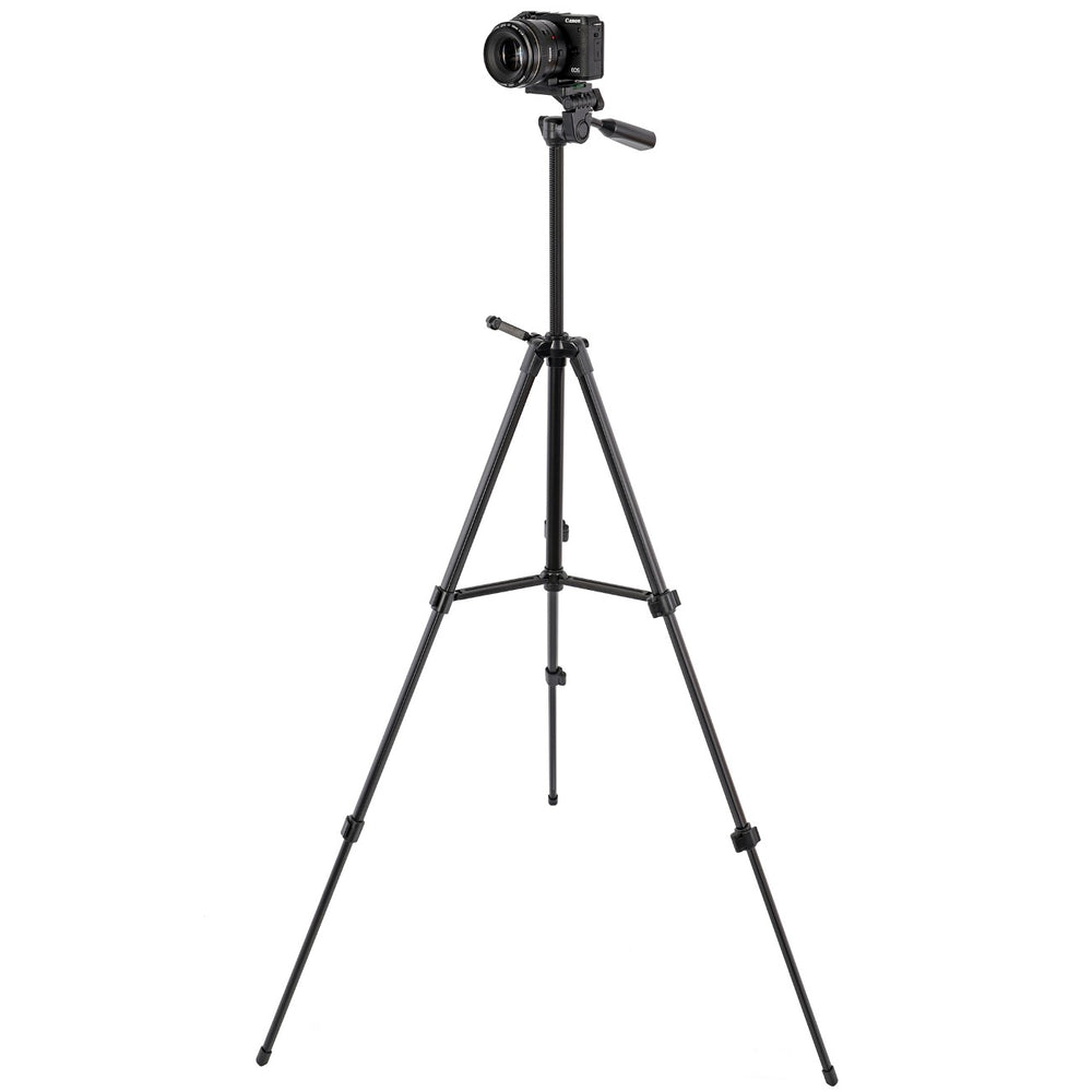 Reisestativ Aluminium leicht & kompakt 135cm Höhe Kugelkopf DSLR Kamera bis 3 kg